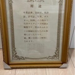 賞状＆色紙&写真サイズの額