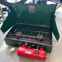 【ビンテージ】Coleman コールマン ツーバーナー 413G...