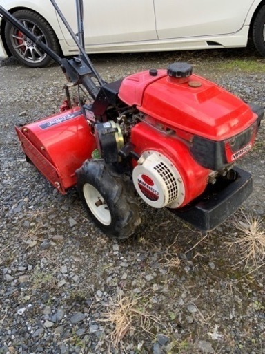 耕運機　家庭菜園　畝立て