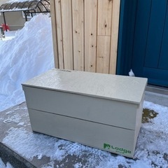 りんご箱　ストレージボックス　カスタムハンドメイドの画像