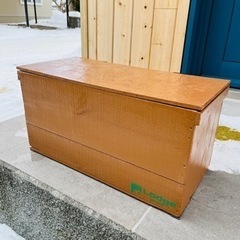 りんご箱　ストレージボックス　カスタムハンドメイドの画像