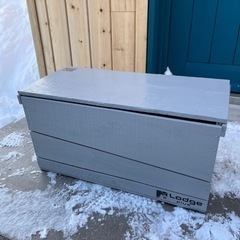 りんご箱　ストレージボックス　カスタムハンドメイドの画像