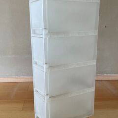 ＜商談中＞プラスチックケース２小間物入れにどうでしょうか。