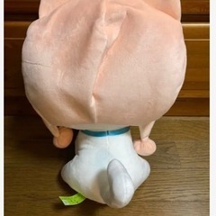 クレヨンしんちゃん　しろ　ぶりぶりざえもんかぶりもの　ぬいぐるみの画像