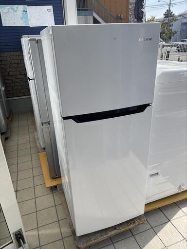 ★【ハイセンス】2ドア冷蔵庫 2017年製 130L[HR-B1201]【3ヶ月保証付き★送料に設置込み】自社配送時代引き可※現金、クレジット、スマホ決済対応※