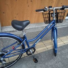 hygge[ヒュッゲ] 27吋ファッションシティーサイクル 外装6段/LEDオート