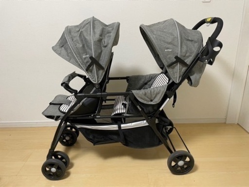 カトージ　２人乗りベビーカー