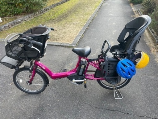 《お取引中》電動自転車【3人乗り・保育園の送り迎え等に】