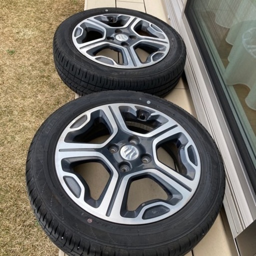 ハスラー純正ホイルとタイヤ