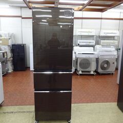 ID 321687 冷蔵庫三菱3ドア 左開き 365L 2021年製 MR-CX37FL-BR