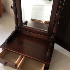 ✨アンティーク　卓上　鏡台　鏡の画像