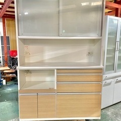 ?激安‼️ 松田家具 140センチ幅キッチンボード食器棚キッチン収納?