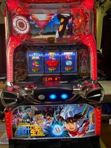 パチスロ聖闘士星矢　メダル不要機使用