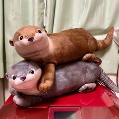 【お渡し予定】カワウソのぬいぐるみ　2点　お譲りします！！