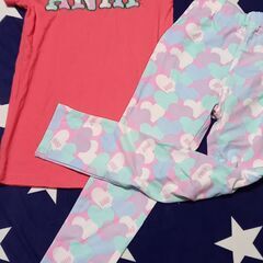 【値下げ】★ANAP★ハート柄セットアップ★