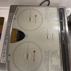 ビルトインIHコンロ　3口