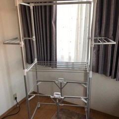 ニトリの大型アルミ室内物干し(can-dry シルバー)