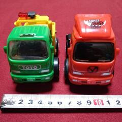 【無料】ミニカー　トラック 2点の画像