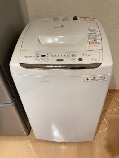 【洗濯機】TOSHIBA 4.2kg 2013年製