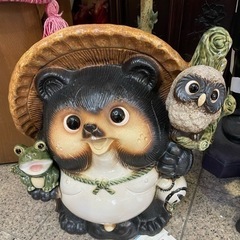 いらなくなった信楽焼のたぬきの置物