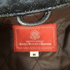 値下げしました！第二弾！Avirex ライダーズジャケット（牛皮）の画像