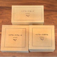 未使用！ペアリーフシリーズの食器