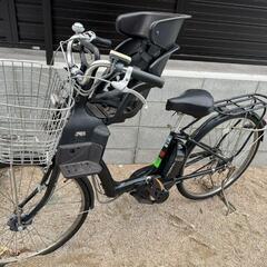 電動自転車　チャイルドキャリーつき