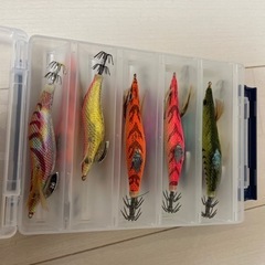 サビキ仕掛け、エギ、ライトセットの画像