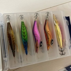 サビキ仕掛け、エギ、ライトセットの画像