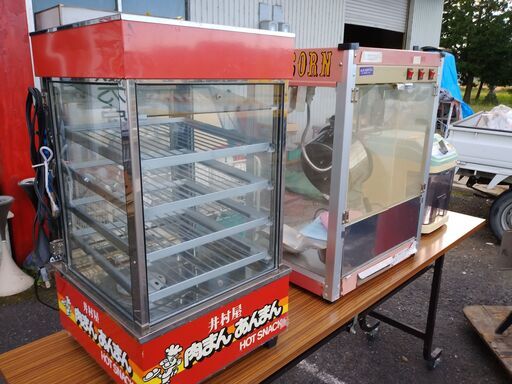 格安中古 　電気卓上　スチームマシーン機、肉まん・あんまん蒸し器　日本製　１００ｖ　ｗ、サイズｗ４０Ｄ３７Ｈ６９ｃｍ、３６個、業務用　連続使可、点検済み、使用感多少。