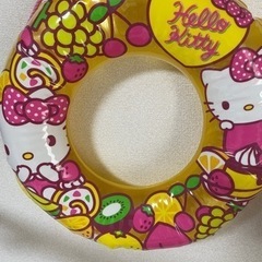 中古　1回か2回使用　サンリオ　キティ　浮き輪　幼児用　50セン...