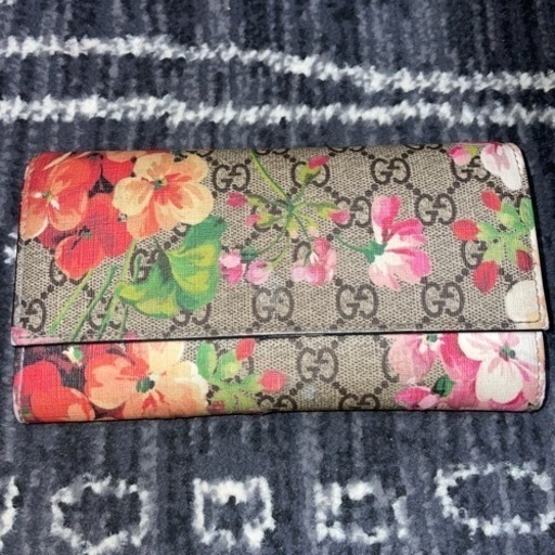 GUCCI 長財布　花柄