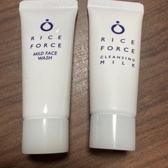試供品　ライスフォース　メイク落とし&洗顔料