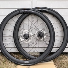 送料込 ローター付 GIANT P-A2 DISC ホイールセット エアロ 中古 GIANT P-A2 DISC