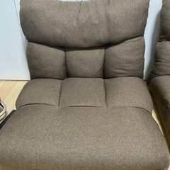 ニトリ　1人用ソファ×2の画像