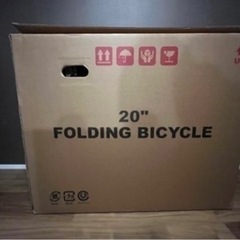 新品未使用未開封　折り畳み自転車の画像