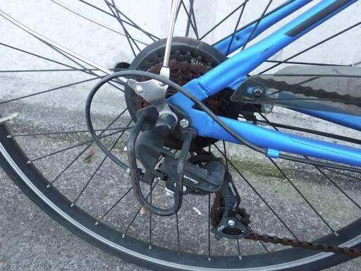 外装7段変速 OFFICE PRESS シティサイクル ママチャリ 中古自転車 202306