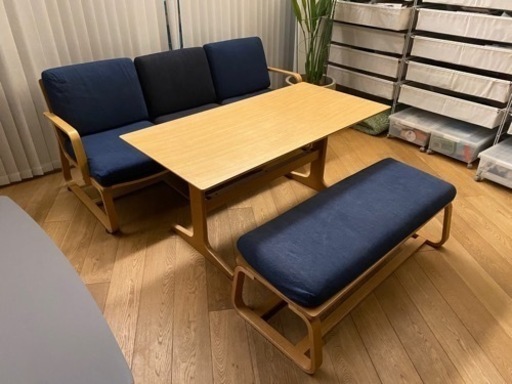 無印良品 MUJI リビングでもダイニングでもつかえるソファセット 17万円分