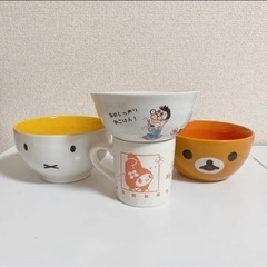 サンリオ など ＊ キャラクター 食器 まとめ売り 4点セット