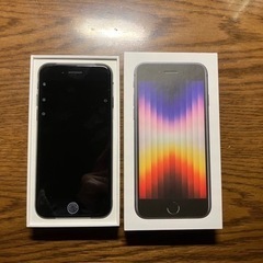 新品未使用 Apple iPhone SE 第3世代 64GB ミッドナイトの画像