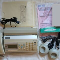 FAX電話　NEC スピークス SP-DA240W　+　SP-F...