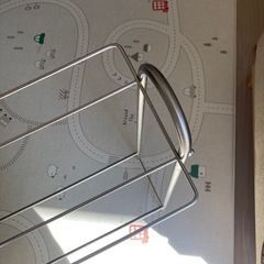 美品　タオルハンガー　物干し　洗濯物干し　室内　タオルかけの画像