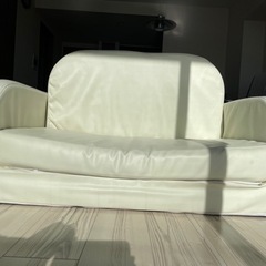 ソファーベット　白色(ホワイト)の画像