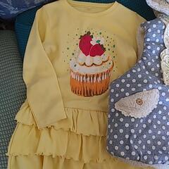 🉐【値下げ！】子供服セット、100ベスト、110ワンピースの画像