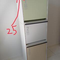 【譲渡者決定】ダストボックス　三段　ゴミ箱　フロントオープンの画像