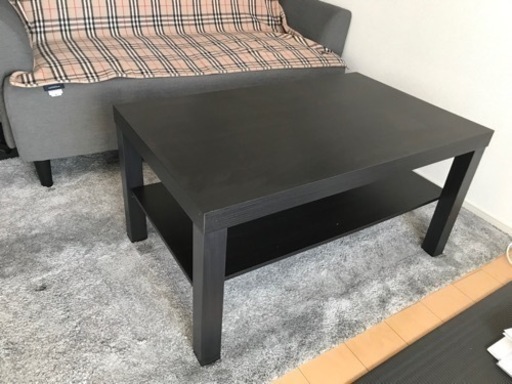 IKEA イケア　LACK ラック コーヒーテーブル, ブラック　　必要ならソファも差し上げます