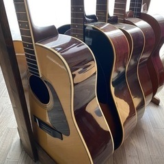 ギター5本セット＋スタンドの画像