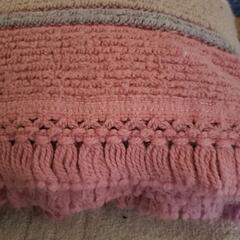 こたつ正方形上掛け落ち着いたピンク系。の画像