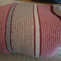 こたつ正方形上掛け落ち着いたピンク系。