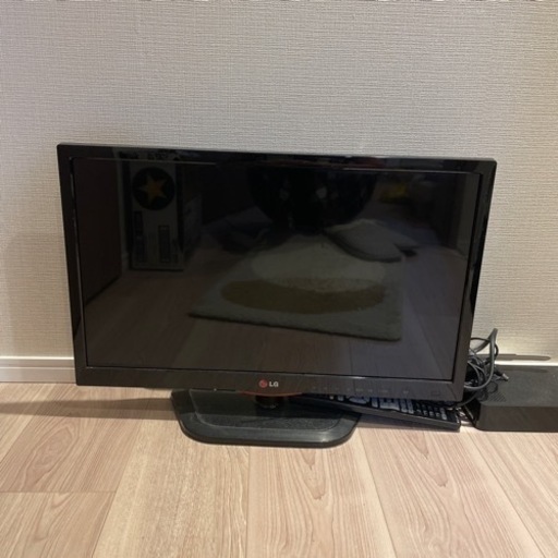 テレビ 22インチ リモコン テレビ線付き